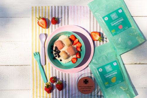 BabyCool pirnipüree ja õunapüree kuubikud