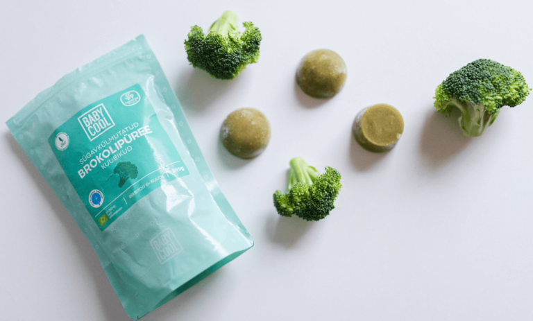 brokolipüree kuubikud babycool