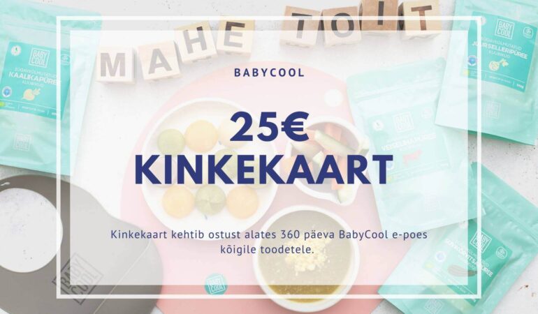 BabyCool kinkekaart 25€