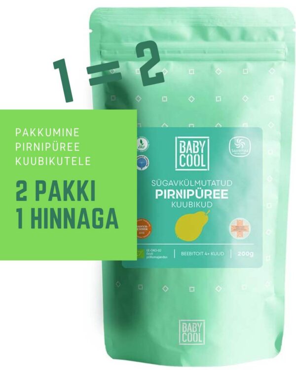 Pirnipüree kuubikud pakkumine BabyCool