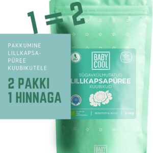 lillkapsapüree kuubikud pakkumine-babycool